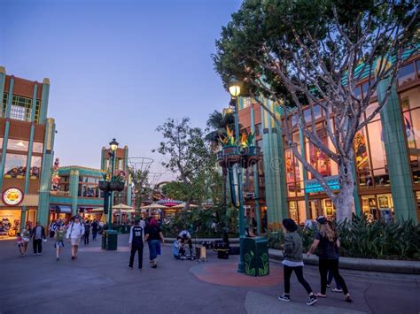 Downtown Disney Shopping And Entertainment District Editorial