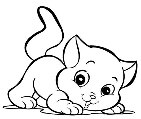 Katze Ausmalbilder Kids Ausmalbildertv Cat Coloring Page Kitty