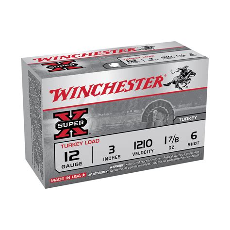 Winchester Super X Ammo 12 Gauge 3 6 Shot 10 Round Box X123mt6