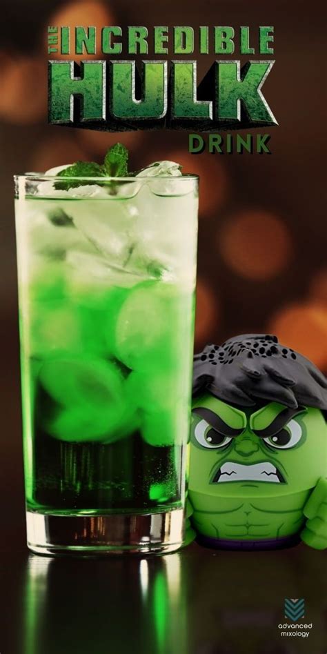 Incredible Hulk Alcoholic Drink Recipe