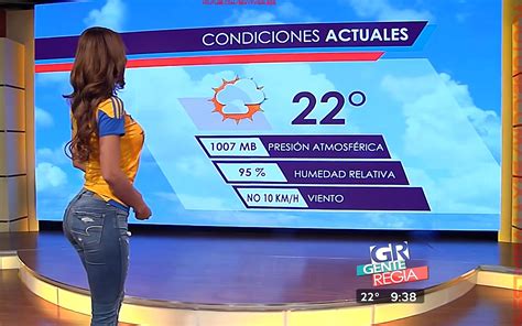 10月15日天气预报 美女弗拉维亚比基尼 南美智利（西班牙语中文字幕）