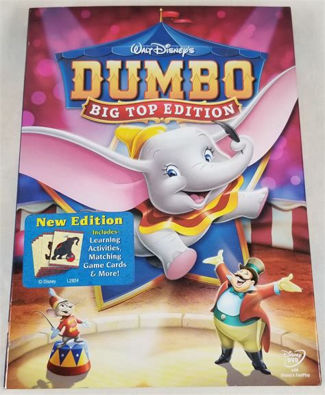 New Walt Disney Studios Dumbo Big Top Edition 2006 Dvd With Slipcover