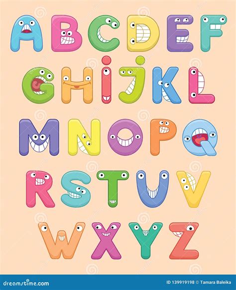 Alphabet Abc Alphabetical Font Constellation With Letters From Stars