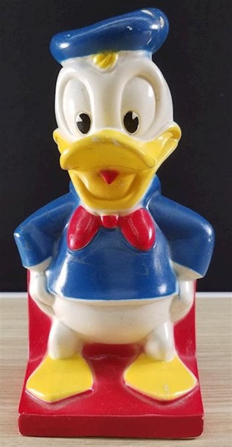 Vintage Disney Donald Duck Coin Bank Pre Owned Etsy