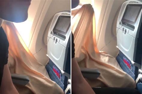 Pervert Plane Passenger Performs Sex Act Under A Blanket On Packed Flight As Sunlight Reveals