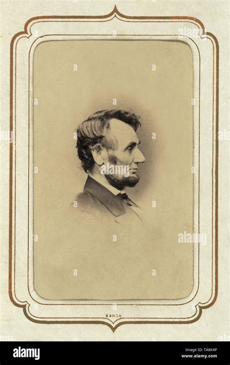 Abraham Lincoln Portrait Photograph High Resolution Stock Photography