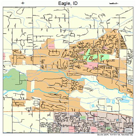 Eagle Idaho Street Map 1623410