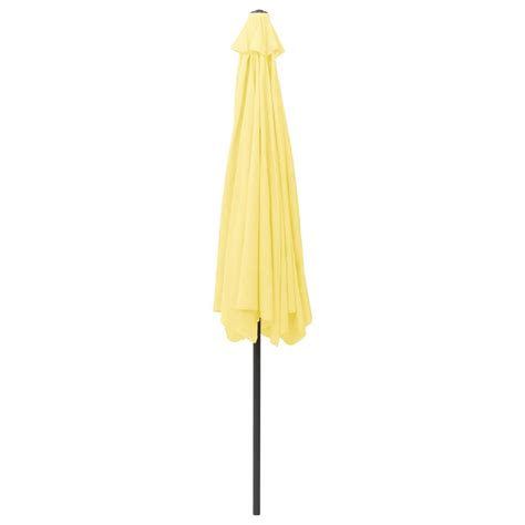 Corliving 10 Round Tilting Patio Umbrella In Yellow Nfm Corliving