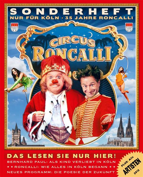 Circus Roncalli - Sonderprogrammheft Köln 2012 by Marcel ...