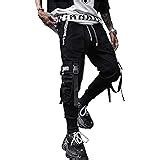 XYXIONGMAO Techwear Shorts Mens Cargo Cyberpunk Hip Hop Gothic Japanese