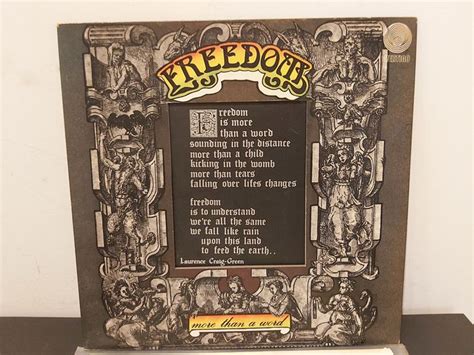 Freedom Freedom Is More Than A Word Uk Pressing Catawiki