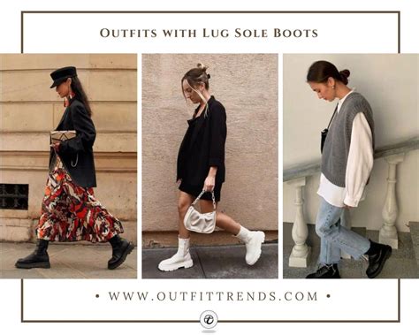 Lug Sole Boots Outfits 21 Ways To Wear Lug Soles