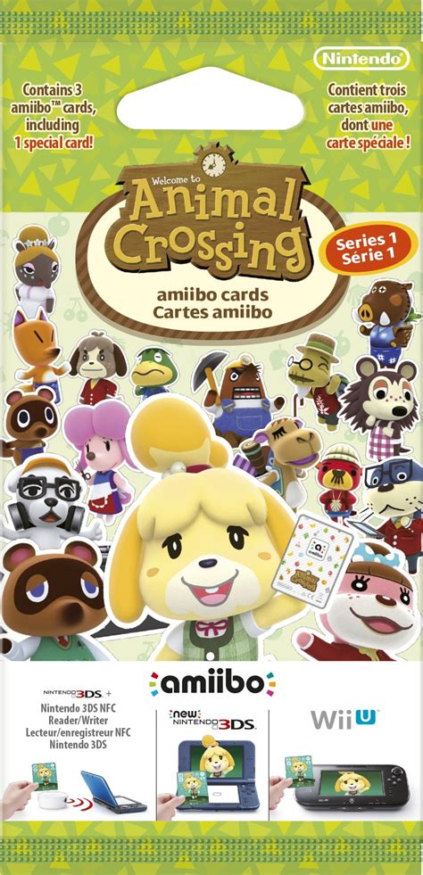 Each amiibo card pack includes: Animal Crossing amiibo Card packs will contain 3 cards in Europe, see the packaging - Animal ...