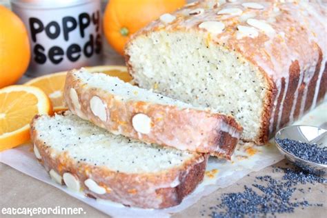 eat cake for dinner almond poppy seed bread with orange glaze