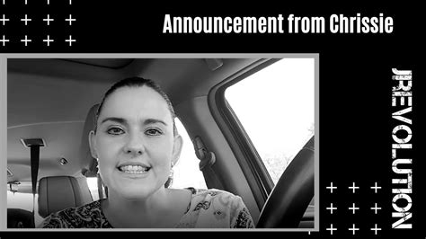 Announcement From Chrissie Youtube