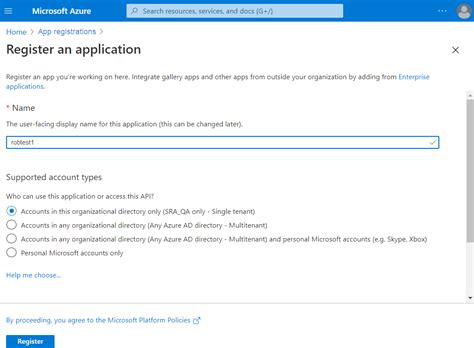 Register And Configure An Application In Azure Active Directory