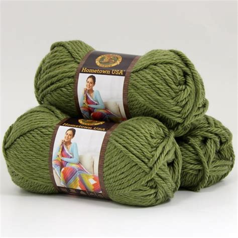 Lion Brand Yarn Hometown Usa Acrylic Yarn 3 Pack