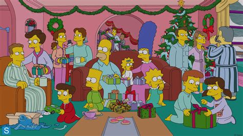 70 Simpsons Christmas Wallpaper