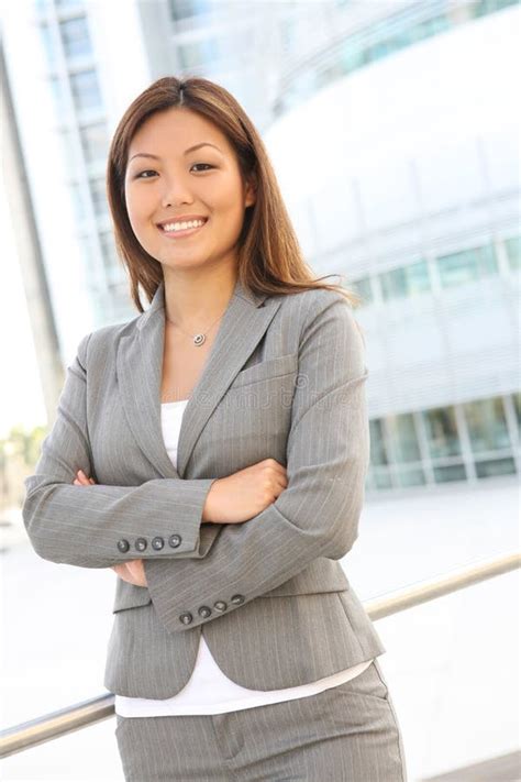 Pretty Asian Business Woman Stock Photo Image Of Binder Lady 5713006