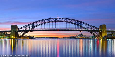 Sydney Harbour Bridge Before Sunrise Image Fine Art Landscape