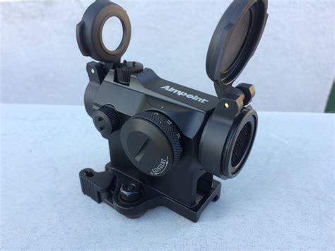 Sold Black Aimpoint T2 Replica High Mount Flip Up Lens Killflash