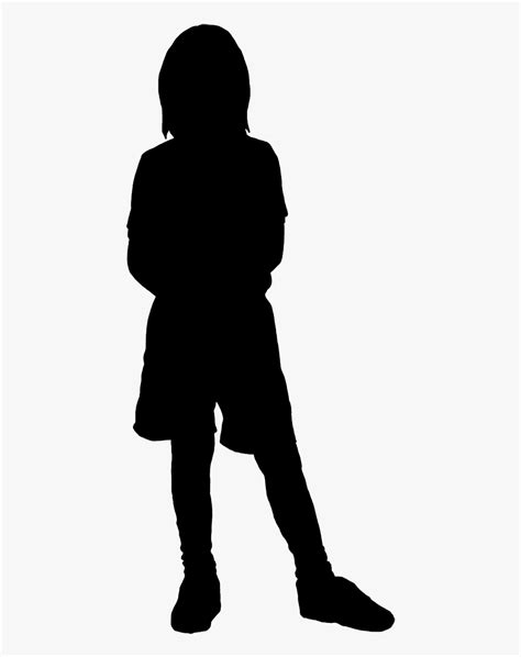 Silhouettes Of Children Kid Silhouette Png Free Transparent Clipart