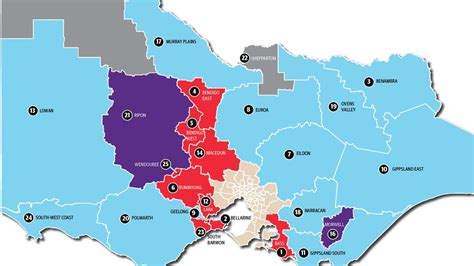 Victorian Electoral Map Independents Rule Rural While Regional Cities
