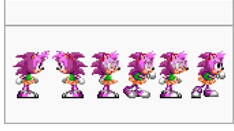 Sonic Cd Amy Sprites The Sprite Cemetery Sonic Advance Amy Rose