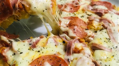 Pizza De Papa 🇩🇴🙏como Hacer Pizza Casera Crocante FÁcil Y Sin Harina Con Papa🚀🍕 Youtube