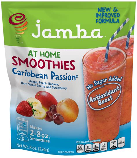 Caribbean Passion Jamba At Home Smoothies