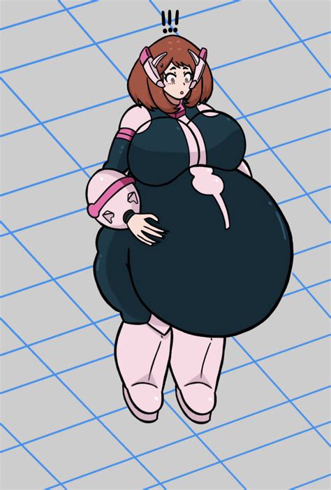 FAnart Uraraka bbw full color by angelycall on DeviantArt