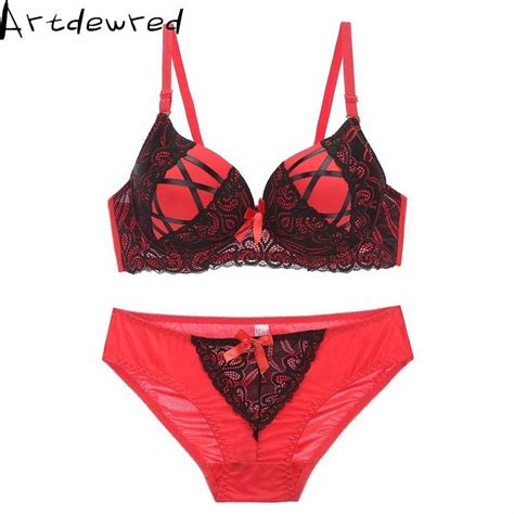 sexy bra set high quality bra panty sets solid patchwork lace underwear set for women push up 80