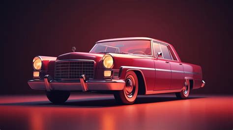 premium ai image classic retro car timehonored ride