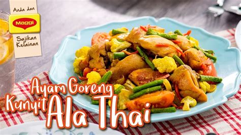 Ayam masak kam heong, yang biasanya che nom makan kat restoran chinese muslim. AYAM GORENG KUNYIT ALA THAI - YouTube