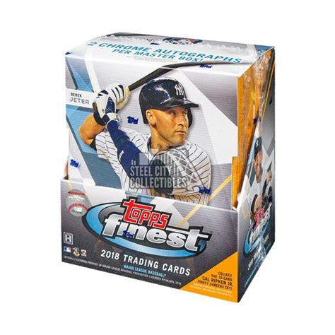 That way you can see better ways of doing something—and then make those changes happen. 2018 Topps Finest Baseball Hobby Box | Steel City Collectibles