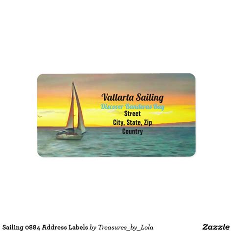 Sailboat On Banderas Bay Label Zazzle Com How To Be Outgoing