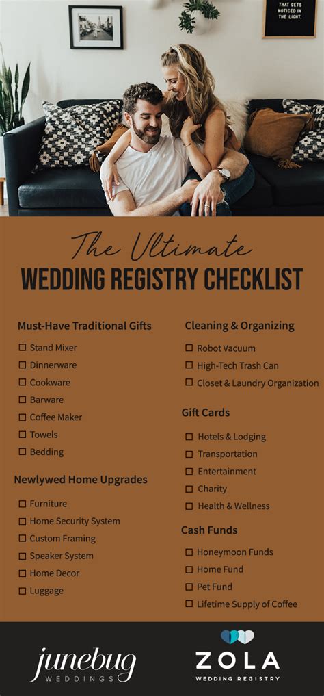 The Ultimate Wedding Registry Checklist To Help You Fill Your Newlywed