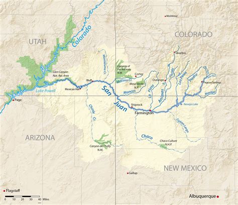 colorado river basin watershed map