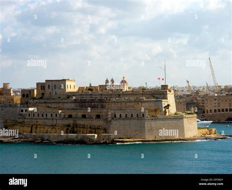 Fort St Angelo Malta Stock Photo Alamy
