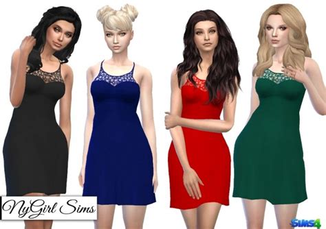 Lace Top Sundress At Nygirl Sims Sims 4 Updates