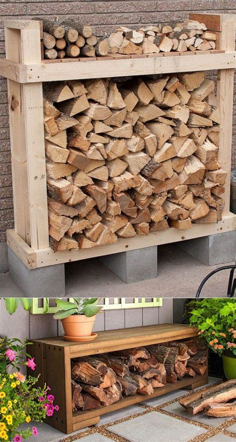 15 Firewood Rack Storage Ideas Apieceofrainbow 3 Outdoor Firewood