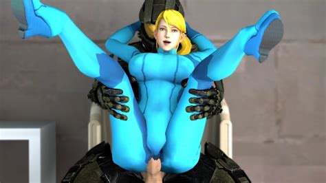Halo Master Chief Metroid Samus Aran Animated Pinoytoons Tagme Hentai