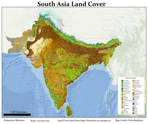 Map Of India Vegetation Maps Of The World