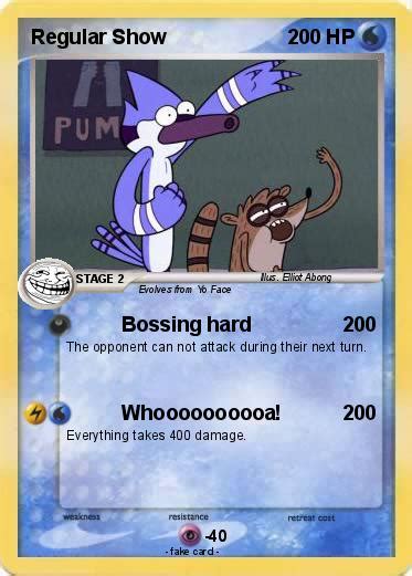 Pokémon Regular Show 58 58 Bossing Hard My Pokemon Card
