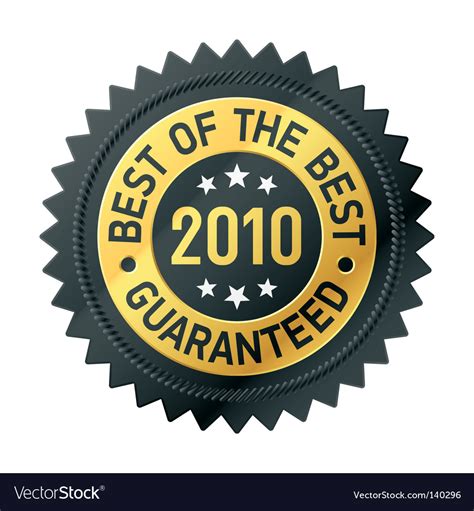 Best Of The Best Label Royalty Free Vector Image