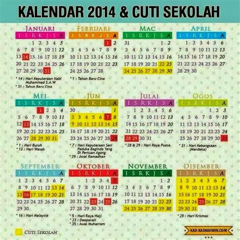 All you need to know about public holidays and observances in malaysia. Shinichipedia: takwim kalender cuti sekolah 2014