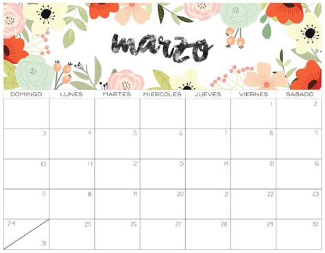 Calendario Mensual Para Escribir Calendario Jan 2021