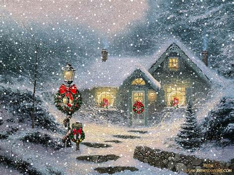 Old Fashioned Christmas Winter Village Scenes Hd Wallpaper Pxfuel