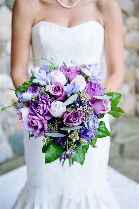 Flower Power 20 Looks For A Purple Wedding Bouquet Beau Coup Blog