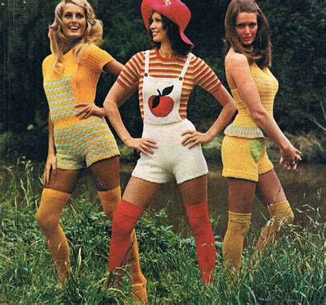 Hot Pants Vintage 70s Crochet And Knitting Patterns Supplement From